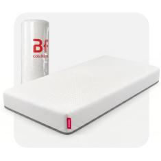 Colchão Solteiro Espuma D33 A Vácuo Ortopédica Certificada BF Colchões 88x188x17cm
