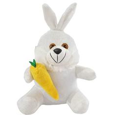 Coelho Branco com Cenoura de Pelucia