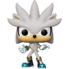 Funko Pop! Jogos: Sonic 30th Anniversary - Silver The Hedgehog Vinyl Figure, 3,75 polegadas