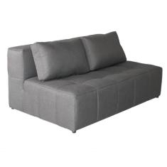 Sofá 2 Lugares Modular Soho Linho Cinza