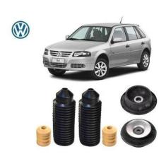 2 Kit Coxim Batente Coifa Amortecedor Dianteiro Gol G3 G4