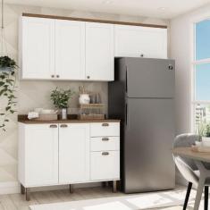 Cozinha Modulada Cristal 200 cm Conjunto Completo Provençal - GenialFl