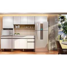 Cozinha Modulada Ambiente Line Composição 4 Supremo Freijó - Kits Para