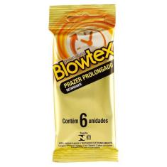 Preservativo Blowtex Prazer Prolongado 6 unidades