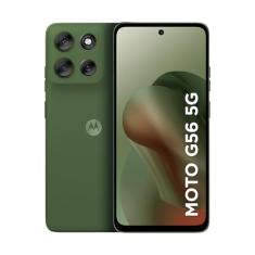 Smartphone Motorola Moto g56 5G - 256GB 24GB (8GB RAM+16GB Ram Boost) e 50MP Sony Lytia 600 Camera Ultrarresistencia militar IP68 + IP69 - Verde