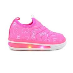 Tênis Infantil Feminino Novopé Love Rosa - 7200-Feminino