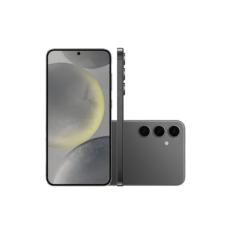 Smartphone Samsung Galaxy S24, 256GB, 8GB  RAM, Câmera Tripla 50 MP  Tela Infinita 6.2, Preto + Selfie 12MP