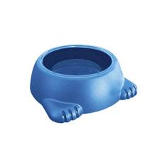 Furacão Pet Comedouro Plast. Glamour Furacaopet N1-260 Ml (Azul)