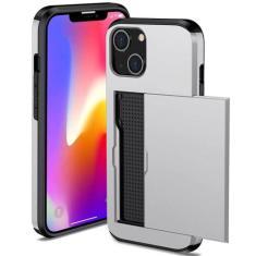 Capa Carteira Porta Cartão Embutido para o iPhone 15 / 15 Pro / 15 Pro