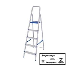 Escada Alumínio 5 Degraus - MOR