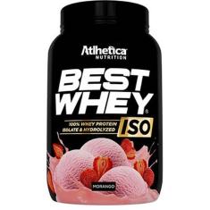 Best Whey Iso - 900g Morango - Atlhetica  Nutrition