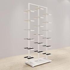 Rack De Exibição De Sapateira Para Loja De Roupas Comerciais, Prateleira De Exibição De Sapatos De Varejo Moderno E Criativo, Prateleira De Tênis De Metal, Exibição De Organizador De Sapatos Moder