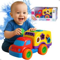 Carrinho Caminhão Peças Encaixe Brinquedo Didático Pedagógico - DiverT