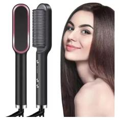 Chapinha Escova Alisadora De Cabelo Pente Elétrico Portátil - MK, Bivo