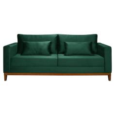 Sofá 2 Lugares Bahamas Suede Verde