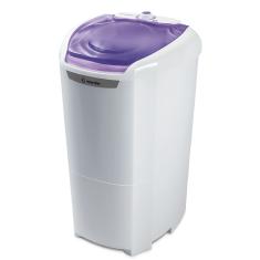 Máquina de Lavar 10 Kg Wanke Semi-Automática por Turbilhonamento Barbara Batedor Robusto  Enxágue Dispenser 220V - Branco com Lilás