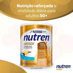 Complemento Alimentar Nutren Senior Baunilha 370g, 370g, Baunilha