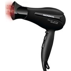 Secador de Cabelo 1875W Power Shine Black SC13 Mondial, Preto, 110V