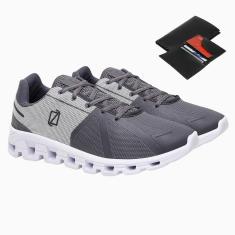 Tênis Masculino Pratica Esportiva Perfeito Para Academia Caminhada + Carteira-Masculino