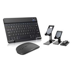 BDNET, Teclado E Mouse Bluetooth + Suporte P/Tablet Galaxy S8 5g