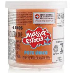 Massa de modelar pote unico massa estrela estrela, Laranja, UN