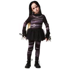 Fantasia Halloween Mãos de Tesoura Infantil Menina Estranha