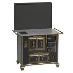 Fogao a Lenha N 2 Gab Imperador Preto com Tampa