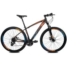 Bicicleta Aro 29 KSW XLT Color - 24v Cambios Shimano  - Susp. Trava  + Freio Hidraulico-Unissex