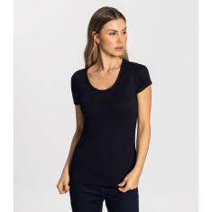 Blusa Feminina Viscotorcion Básica Rovitex-Feminino