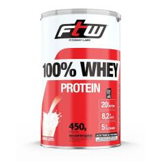 100% Whey Protein - 450g Leite - Fitoway