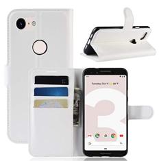 Capa para Google Pixel 3 Lite, carteira flip de couro PU premium com compartimento para cartão, suporte e fecho magnético [capa interior à prova de choque de TPU] Compatível com Google Pixel 3 Lite