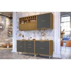 Kit de Cozinha Modulada 4 Peças Completa Nesher Imperatriz (2 Balcões 