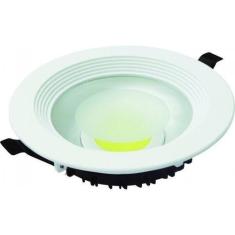 Spot LED COB Embutir Taschibra TSL 110 10W 3000K Luz Amarela