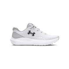 Under Armour Tênis de corrida masculino Charged Surge 4, (100) Branco/Cinza Halo/Preto, 45