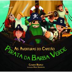 Livro - As aventuras do capitão pirata da Barba Verde: edição em português