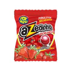 Pirulito Pop Mania Azedinho Morango 12g C/ 50 Unid