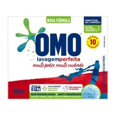 Kit Sabão em Pó OMO Lavagem Perfeita 2 unidades com 800g, 800g, 1