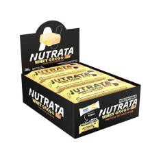 Barra Whey Grego 40g - Alta Aminoácidos e Fibra - Nutrata, Mousse de M