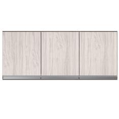 Armário Aéreo Cozinha 3 Portas 120 Cm Castanho Avelã 1841