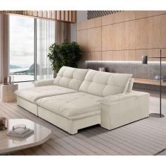 Sofá Gaia Linho 02 Módulos 90 Cm B25cm Meu Sofá Online A302 Linho Branco