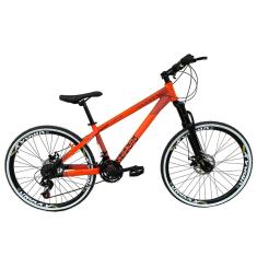 Bicicleta 26 Vikingx Tuff 21v Alumínio X35 X-35 Freeride DH Aros Vmaxx Freios Hidráulicos (óleo)-Unissex