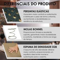 Sofá 3 Lugares Paris Veludo 1,94M - Encantare