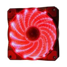 COOLER FAN LED PC GAMER 15 LEDS 120mm GABINETE COMPUTADOR PC - OEX