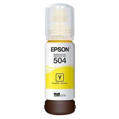 Refil Tinta Epson T504 Amarelo