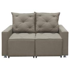 Sofá Retrátil e Reclinável 2 lugares Bariloche 1.80cm C/ Molas Linho S