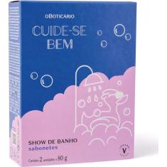 Cuide-se bem show de banho sabonetes - O Boticário, Azul, 80g