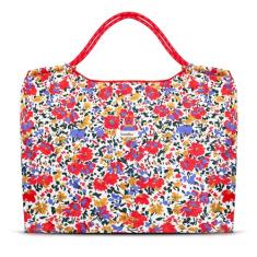 QTKJ Sacola de flores, bolsas femininas, bolsa de ombro, bolsa de trabalho de grande capacidade, lancheira de lona reutilizável, bolsa de professor, Colorido., One Size