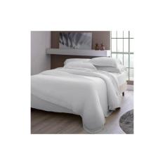 Jogo de Cama Queen Kacyumara Bali 400 Fios, BRANCO, .