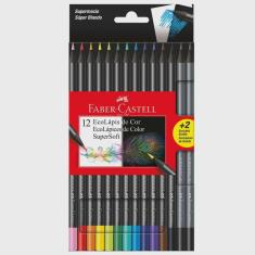 Lápis de Cor 12 Cores SuperSoft Faber Castell