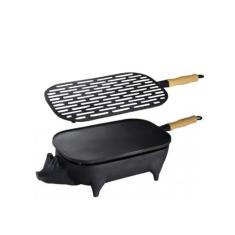 Churrasqueira Porquinho em Ferro Fundido Completa Libaneza